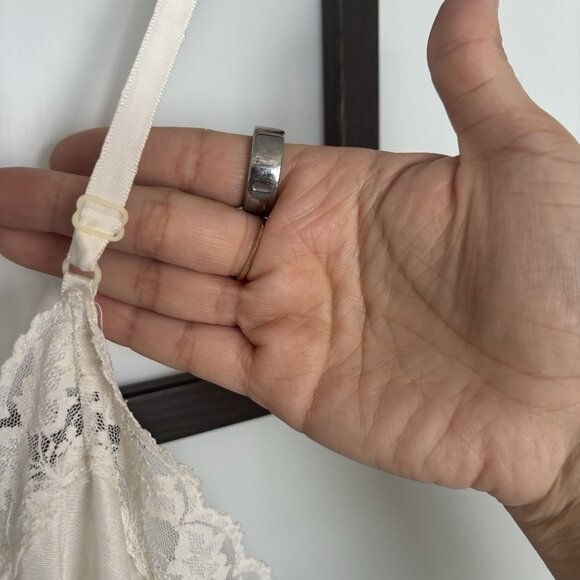 Vintage Bodychic Satin Babydoll Teddy Medium Made In USA Nylon Sexy Romantic - Picture 6 of 15